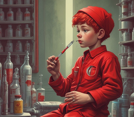 Red Boy Research Syringe
