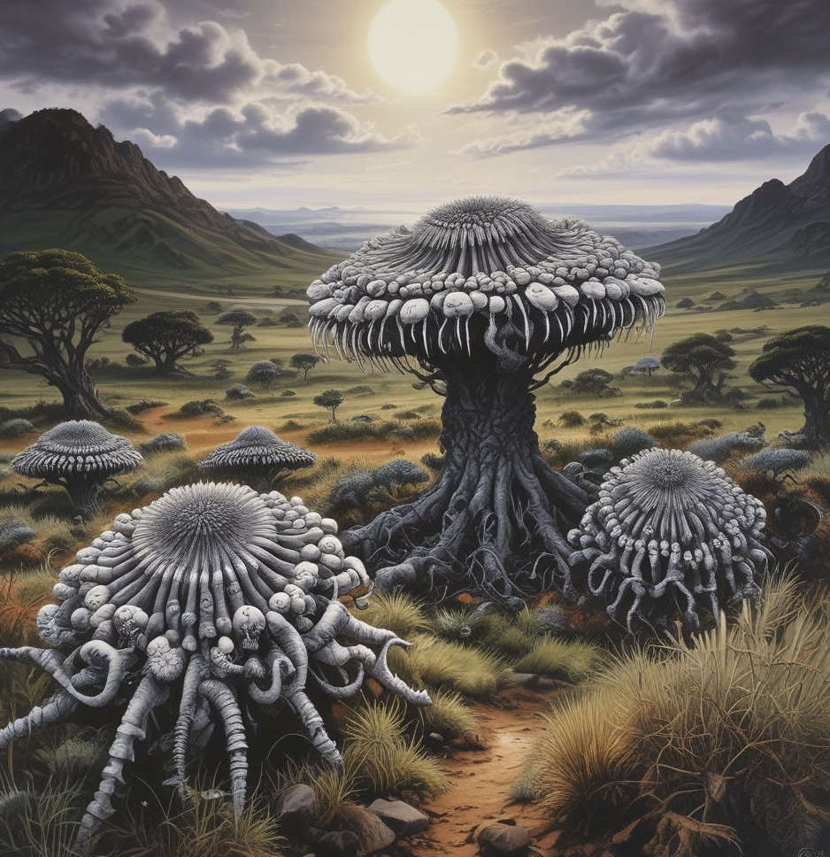 African Transkei Spore Print