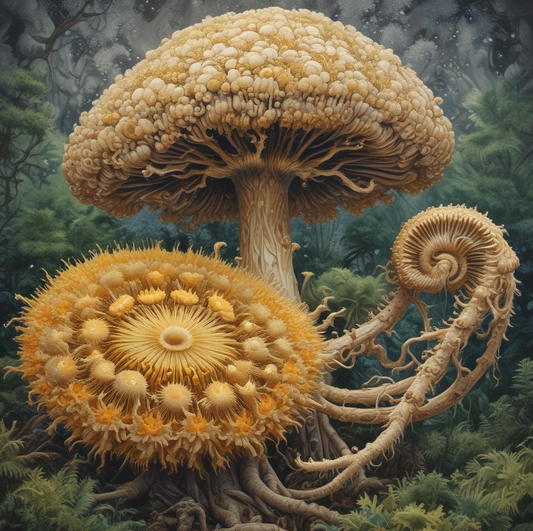 Golden Teacher Spore Print