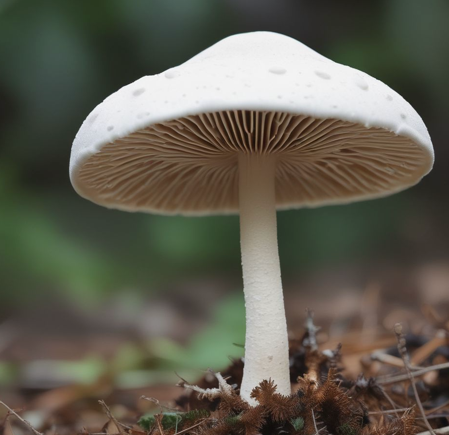 Florida White (F+) Spore Print